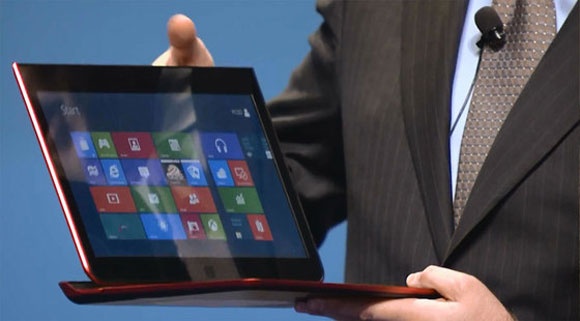 Intel prototype slider ultrabook met Windows 8