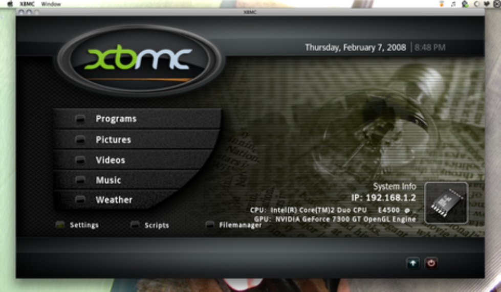 xbmc installer sur mac